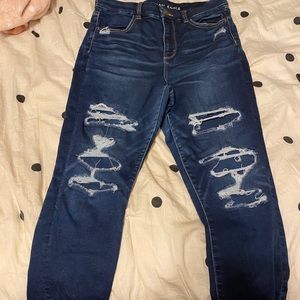 American Eagle Curvy High Rose Jeans